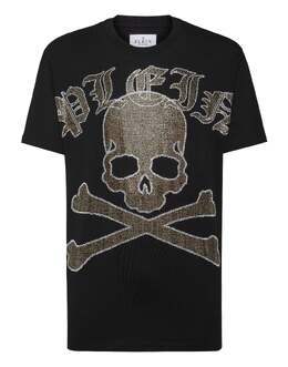 Philipp Plein: Футболка  Gothic Plein со стразами