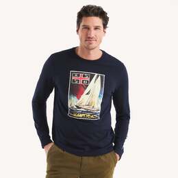Nautica: Футболка с длинным рукавом 