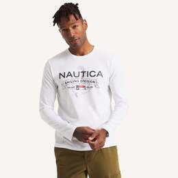 Nautica: Футболка с длинным рукавом 