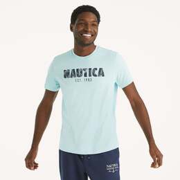 Nautica: Голубая футболка 