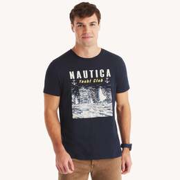 Nautica: Тёмная футболка 