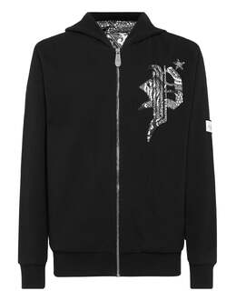 Philipp Plein: Атласная толстовка  Gothic Plein