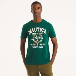 Nautica: Зелёная футболка 