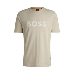 BOSS: Светлая футболка 