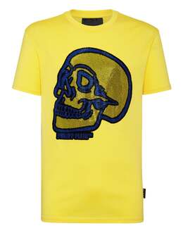 Philipp Plein: Футболка  Outline Skull со стразами