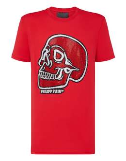 Philipp Plein: Футболка  Outline Skull со стразами