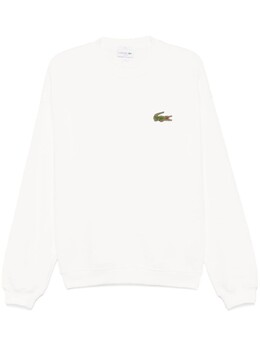Lacoste: Белая толстовка 