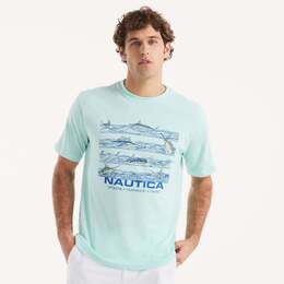 Nautica: Голубая футболка 