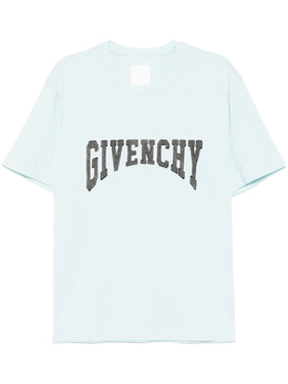 Givenchy: Синяя футболка 