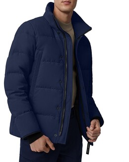 Canada Goose: Синий пуховик  Wyndham