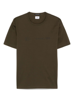 C.P. Company: Зелёная футболка 