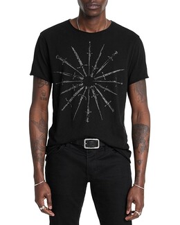 John Varvatos: Хлопковая футболка 