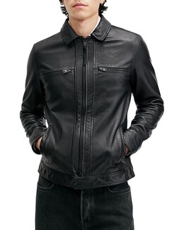 Allsaints: Кожаная куртка 