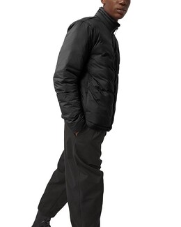 Canada Goose: Чёрная куртка  Lodge