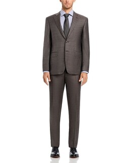 Canali: Коричневый костюм 