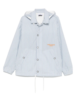 Stone Island: Синий пуховик 