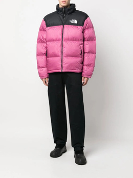 The North Face: Фиолетовый пуховик 