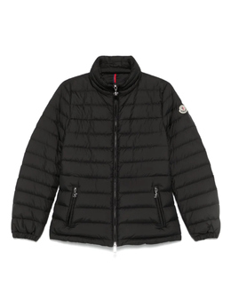 Moncler: Чёрный пуховик 