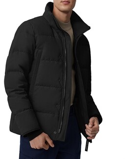 Canada Goose: Чёрный пуховик 