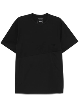 Y-3: Чёрная футболка 