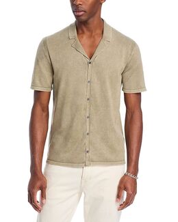John Varvatos: Рубашка с коротким рукавом 