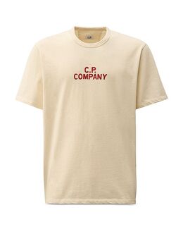 C.P. Company: Коричневая футболка 