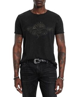 John Varvatos: Чёрная футболка 