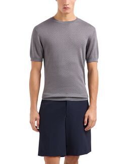 Emporio Armani: Жаккардовый свитер 