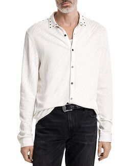 John Varvatos: Жаккардовая рубашка 