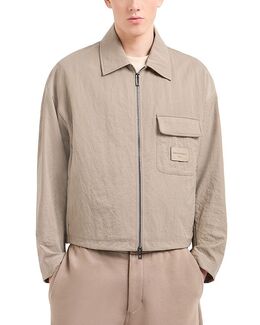 Emporio Armani: Коричневая куртка 