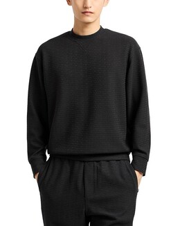 Emporio Armani: Чёрная толстовка 