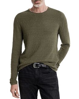 John Varvatos: Зелёный свитер 