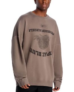 MM6 Maison Margiela: Коричневая толстовка 