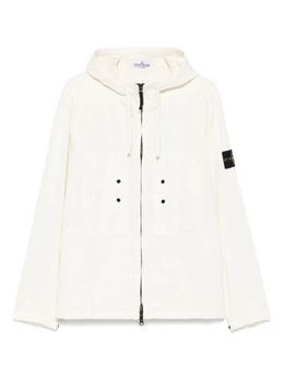 Stone Island: Белая куртка  Compass