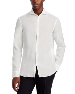 Canali: Льняная рубашка 