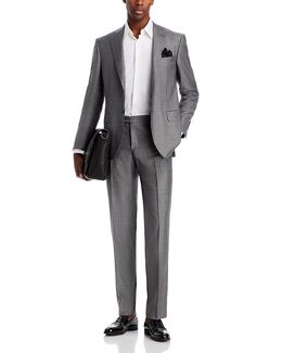 Canali: Серый костюм  Windowpane