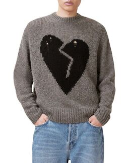 Allsaints: Серый свитер 
