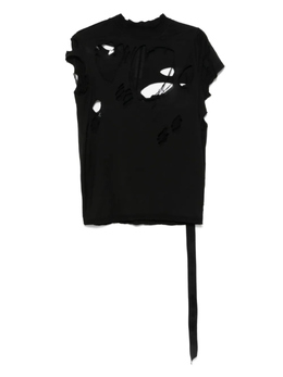 Rick Owens Drkshdw: Чёрная футболка  Level