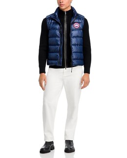 Canada Goose: Синий жилет  Crofton