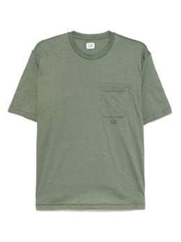 C.P. Company: Зелёная футболка 