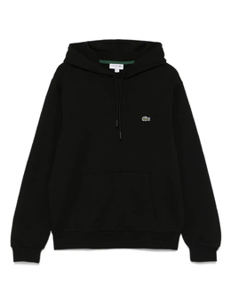 Lacoste: Чёрная толстовка 