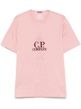 C.P. Company: Футболка с вышивкой 