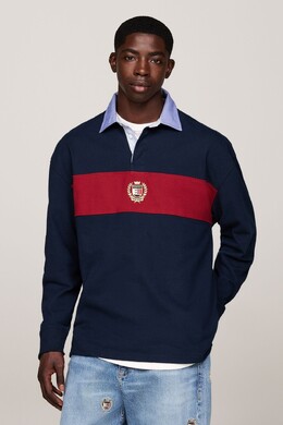 Tommy Jeans: Синяя рубашка 