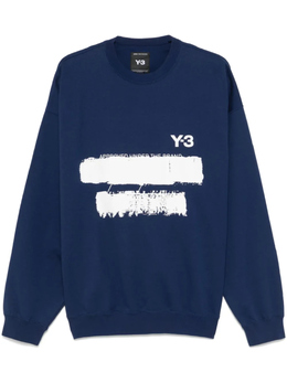Y-3: Толстовка с принтом 