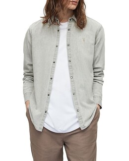 Allsaints: Джинсовая рубашка 