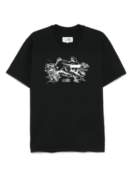 MM6 Maison Margiela: Футболка с принтом 