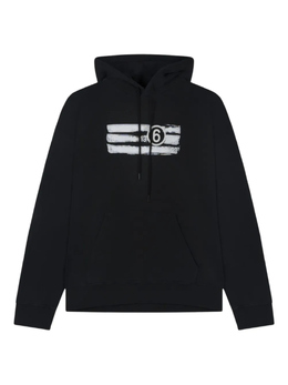 MM6 Maison Margiela: Чёрная толстовка 