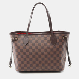 Louis Vuitton: Коричневая сумка-шоппер  Neverfull