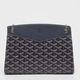 Goyard: Голубая сумка 