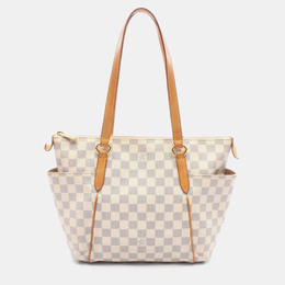 Louis Vuitton: Белая сумка-шоппер 